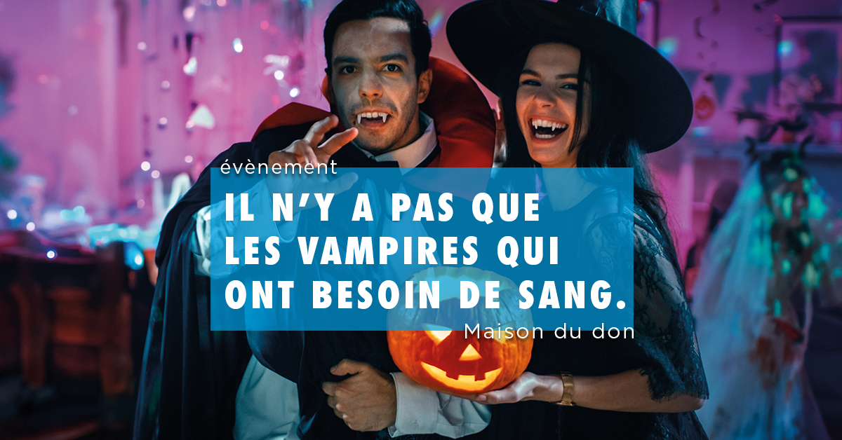 Célébrez Halloween en donnant votre sang Etablissement francais du sang